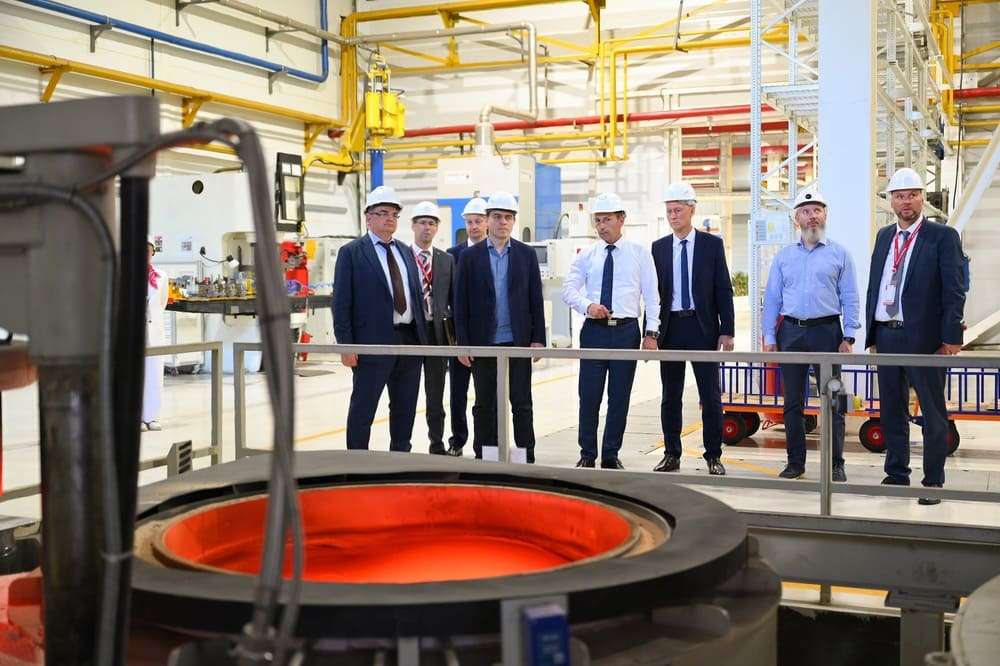 В цеху термообработки В цеху термообработки